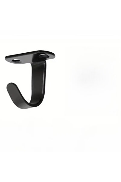 Choice خطافات سقف سوداء من الفولاذ المقاوم للصدأ مثبتة ببراغي، لتعليق المناشف...