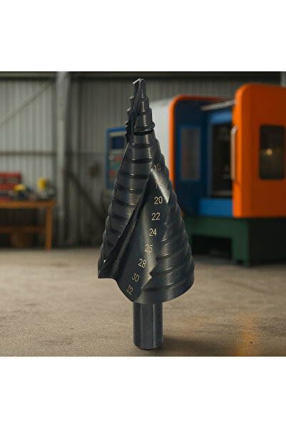 Choice مثقاب متدرج من أزرق بلون الكوبالت عالي السرعة والكوبالت، مقاس 4-32 مم،...