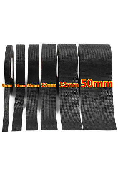 Choice3 9mm 15M black Heat-Resistant Electrical Tape Waterproof Cable Organiz...