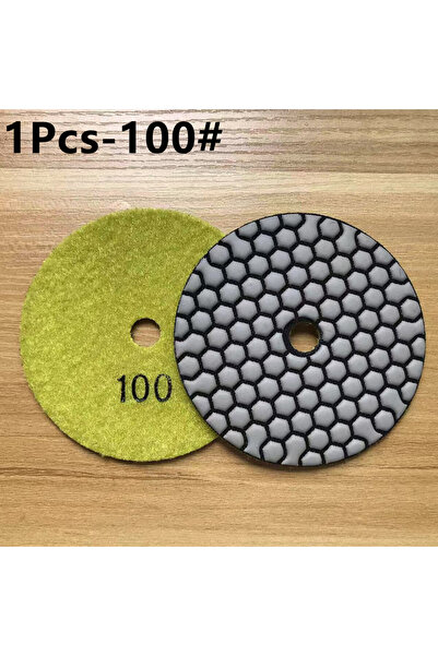 Choice9 وسادة تلميع جافة مرنة من الماس، مقاس 100 مم، قطعة واحدة - حبيبات 100،...