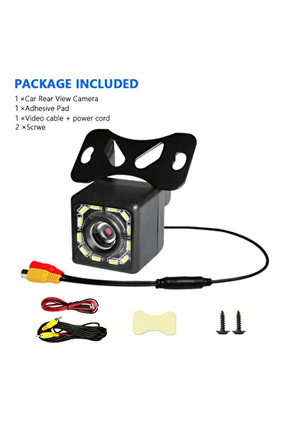 Choice مجموعة من 12 مصباح LED لكاميرا الرؤية الخلفية للسيارة عالية الدقة وزاو...