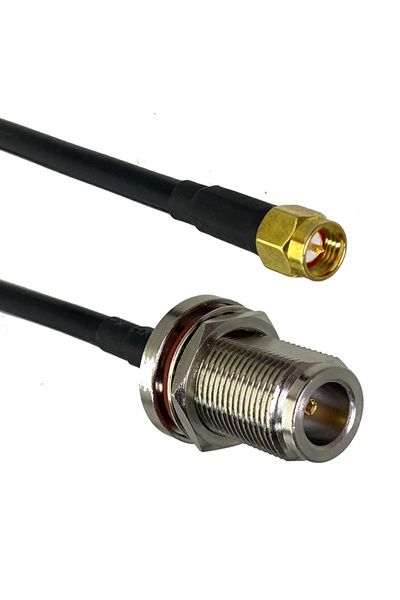 Choice4 12inch (30CM) RG58 N Female Jack Bulkhead to SMA Male Plug Connector ...