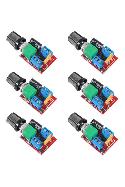 Choice 6 قطع من وحدات التحكم في سرعة محركات التيار المستمر بتقنية PWM، 3 فولت...