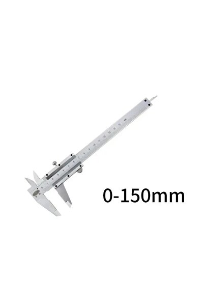 Choice فرجار فيرنييه من الفولاذ المقاوم للصدأ، نطاق قياس 0-150 مم، فرجار فيرن...