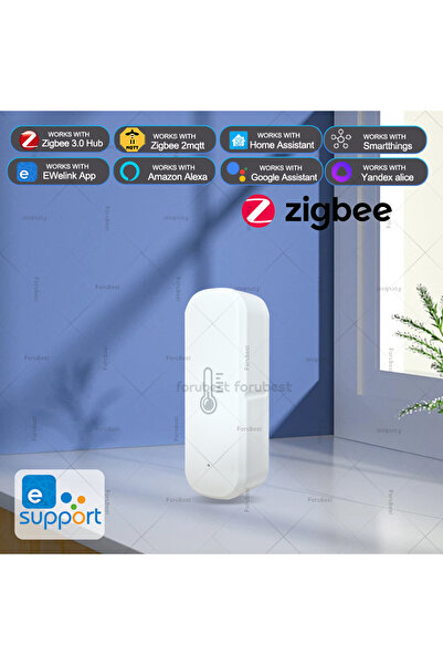 Choice مقياس حرارة ورطوبة ذكي يعمل بتقنية ZigBee مع تطبيق EWeLink A...