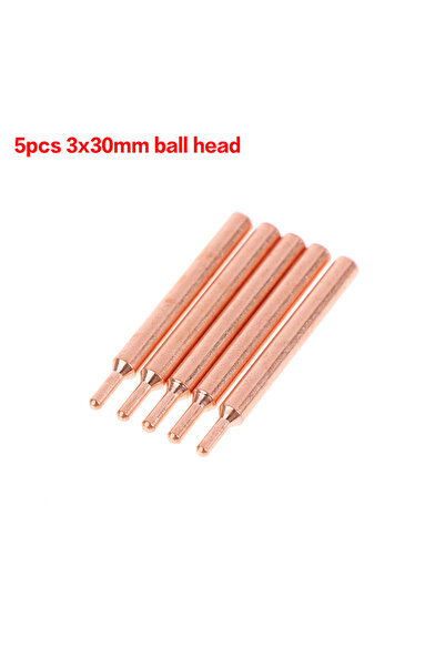 Choice 5pcs 3x30mm round 10/5Pcs 2025 New 18650 handheld Spot Tips Welder Sma...
