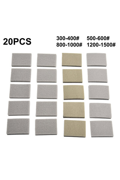 Choice كل ٥ قطع ٢٠ قطعة كل ٥ ​​قطع ٢٠ قطعة ورق صنفرة إسفنجي كتلة صنفرة للطحن ...