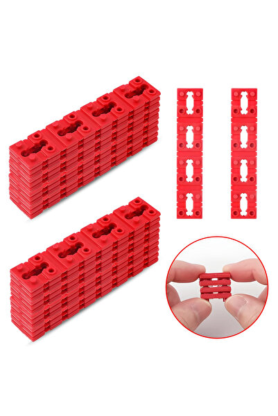 Choice9 12 قطعة فاصلة حمراء إضافية لمخرج صندوق الكهرباء - لتثبيت المقابس المف...