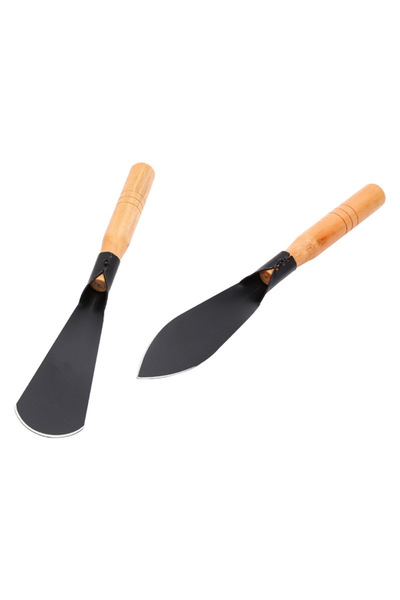 choice2 مجرفة حديقة متعددة الوظائف (قطعتان) لزراعة الزهور وإزالة الأعشاب الضا...