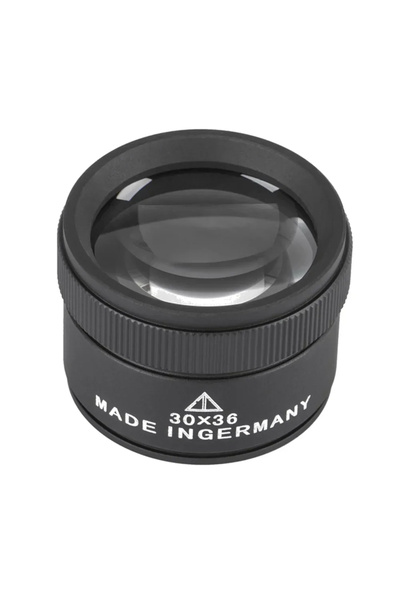 Choice عدسة مكبرة سوداء 30x 36 مم، عدسة بصرية K9، عدسة يدوية لفحص الساعات وال...