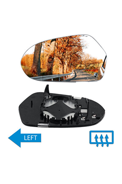 Choice مرآة الرؤية الخلفية الجانبية اليسرى المحدبة لسيارة أودي A6 C7 4G، مزود...