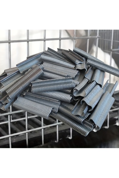 Choice 1200 قطعة من مسامير تثبيت سياج شبكي سريع، كماشة ربط أقفاص، لتركيب مشاب...