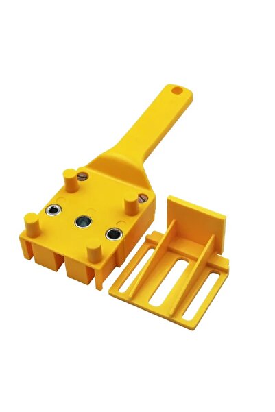 Choice Yellow Woodworking Dowel Handheld Drill Guide and Hole Saw Tool 6/8/10...