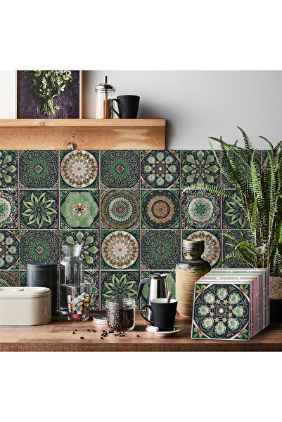 Choice 10cmx10cmx24pcs HZ058 24pcs/set Tile Self-Adhesive Wall Stickers, Peel...