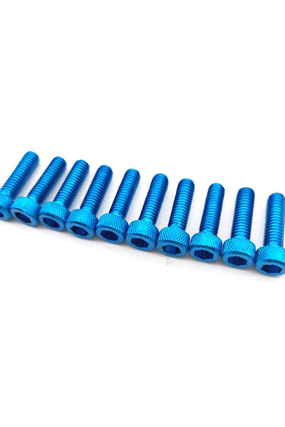 Choice4 10 pcs-Blue 10pcs M6x20mm universal 6MM racing motross part kit fairi...