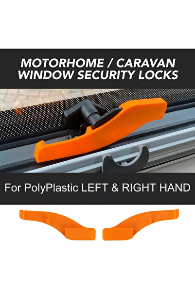 Choice 1pair 1pair RV Left/Right Window Safety Lock Hand Window Protection Lo...