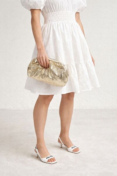 çkn sedat çakan çanta & fular & aksesuar Lame deri kadın portföy model çanta