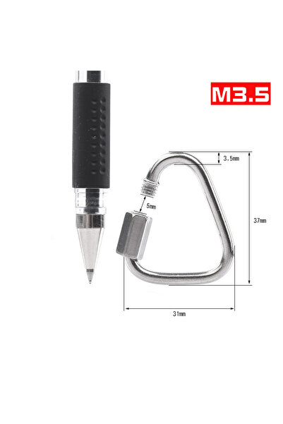Choice حلقات تثبيت سريعة من الفولاذ المقاوم للصدأ 304 M3.5، مشابك قفل كارابين...
