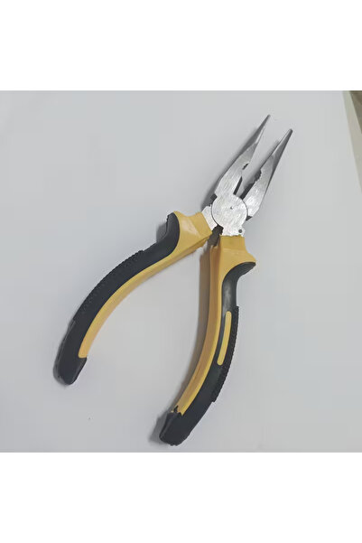 Choice كماشة زرقاء فاتحة اللون، قطعة واحدة، مصنوعة من الفولاذ، ذات فكين مدببي...