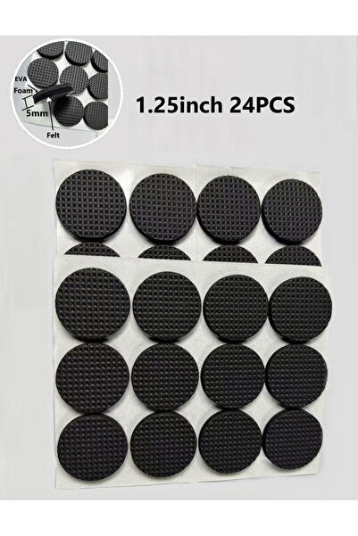 Choice 1 Pc 1.25in 24pcs round Furniture pads - Non Slip Pads for Furniture L...