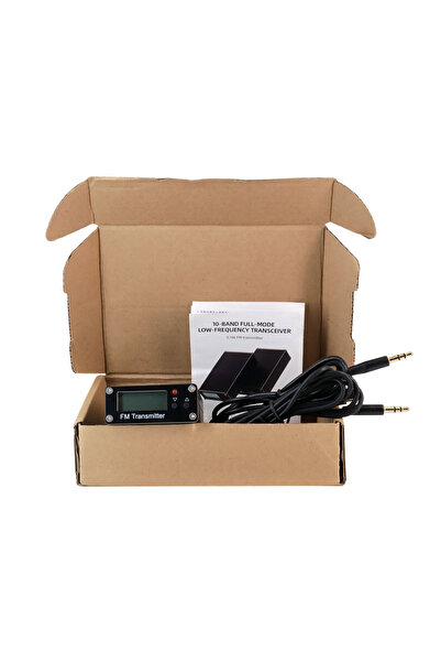 Choice black Docreate 0.5W FM Transmitter 76-108 MHz 2 km LCD Stereo, 3.5 mm ...