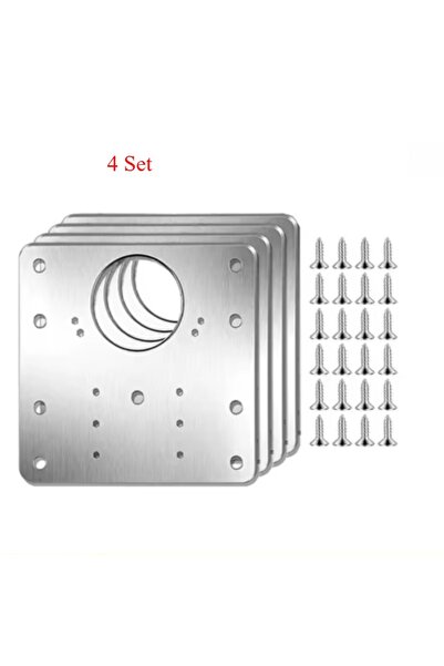 Choice طقم إصلاح مفصلات الخزائن من النوع الأول (4 قطع) مع براغي، مناسب لمفصلا...