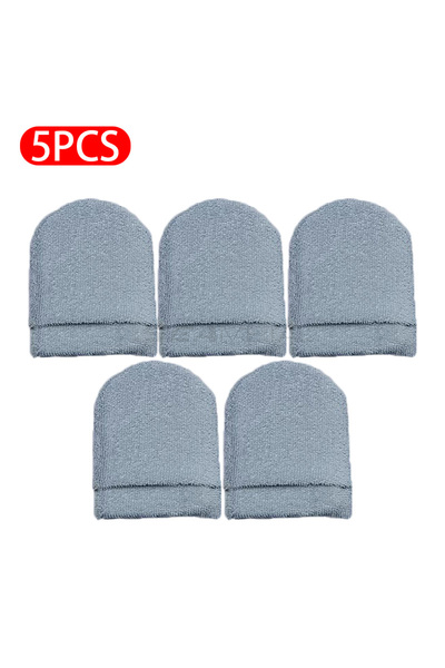 Choice1 5 قطع من إسفنجات تلميع السيارات الرمادية من سيميتايل، 5 قطع من قفازات...