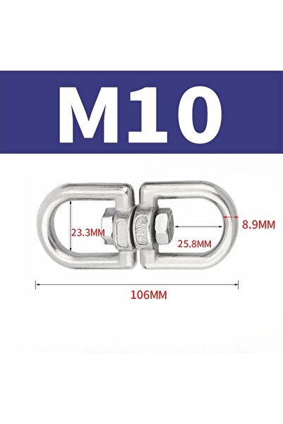 Choice M10-1pcs M4 M5 M6 M8 M10 Rotating Universal Ring 8 Shape Unloading Sha...