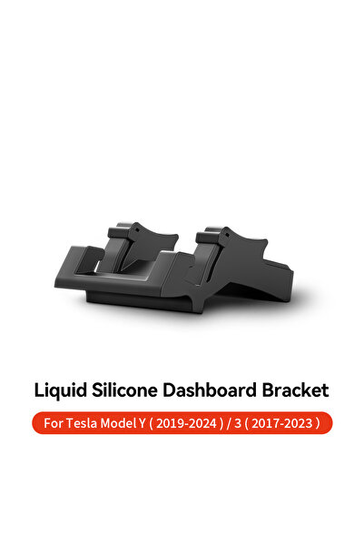 Choice حامل هاتف سيليكوني لسيارة تسلا موديل Y (2020-2025) - قطعة واحدة، ملحقا...