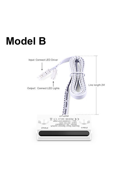 Choice DC12V-24V Centralized control DC12-24V Door Switch IR Proximity Double...