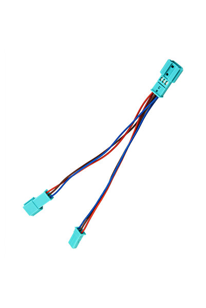 Choice Car Y-adapter Cable Cupholder LED Ambient Light AC/Radio Adapter Y Cab...