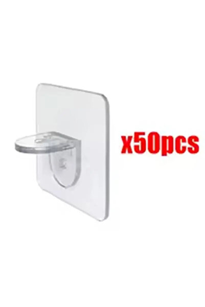 Choice 50 قطعة من مسامير تثبيت أرفف الخزانة ذاتية اللصق، مشابك تثبيت أرفف الخ...