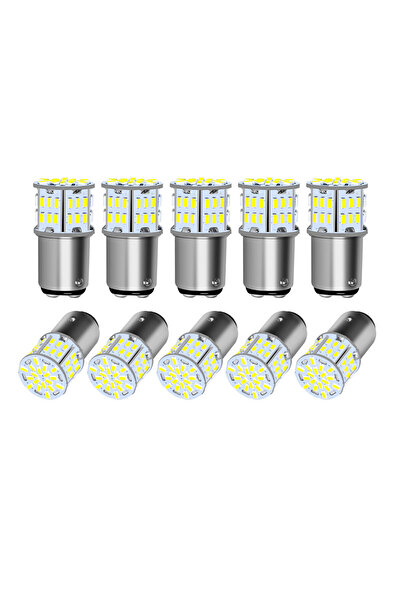 Choice4 6000K 10PCS 1157 BAY15D 2/4/6/10PCS Ultra Bright P2MAX LED Bulbs 1156...