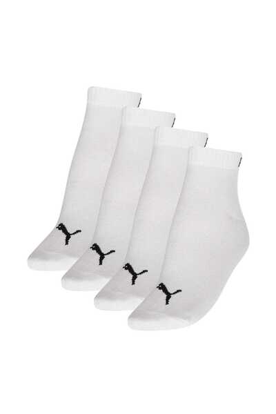 Puma Унисекс спортни чорапи за обувки, комплект от 4