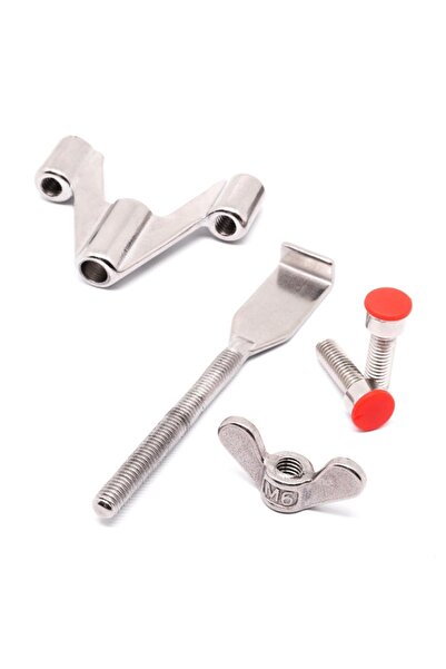 Choice Random Color Dual Nut Adjustment Stainless Steel Portable Door Lock An...