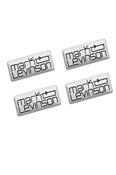 Choice 4 قطع شعار مارك ليفينسون ثلاثي الأبعاد من الألومنيوم لسيارات لكزس UX25...