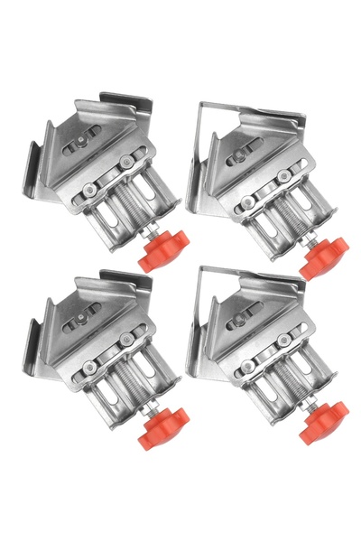 Choice 4 قطع من مشابك الزاوية متعددة الأغراض المصنوعة من الفولاذ المقاوم للصد...