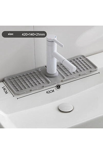 Choice color b Silicone Faucet Draining Pad, Foldable and Freely Customizable...