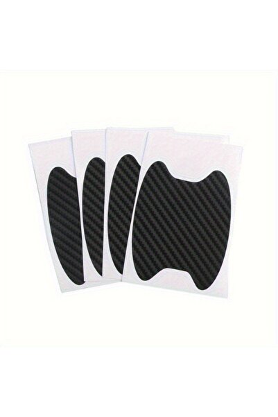 Choice black 4Pcs/Set Car Styling Mouldings Sticker Car Door Sticker Carbon F...