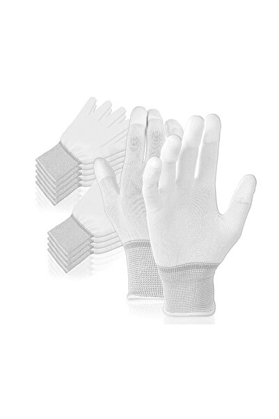 Choice4 10 pair L Car Vinyl Wrap Gloves Nylon Anti-Static Carbon Film Sticker...