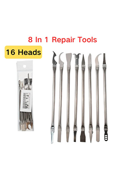 Choice أدوات إصلاح الهواتف 8 في 1، تشمل مزيل الغراء، وشفرات رفيعة لإصلاح الرق...
