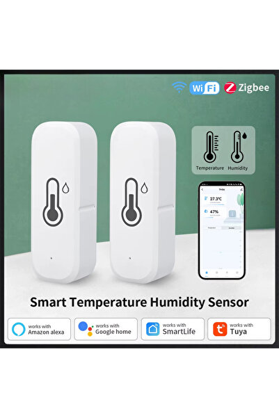 Choice مستشعر درجة الحرارة والرطوبة بتقنية واي فاي وزيجبي من تويا، قطعة واحدة...