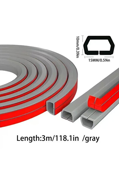 Choice قناة مرنة لإدارة الأسلاك، رمادية اللون، بطول 3 أمتار، 6 طبقات، 3 أمتار...