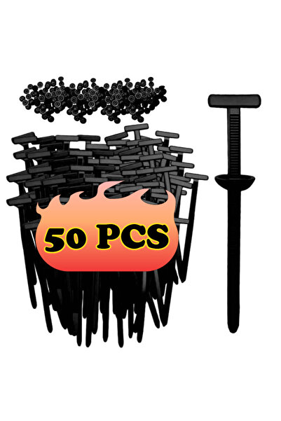 Choice4 50 PCS Cable Ties Buckle Auto Fastener Screw Replacement Clip Car Fen...