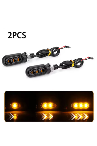 Choice قطعتان من مصابيح NLpearl الدخانية، أو 2/4 قطع من إشارات الانعطاف للدرا...