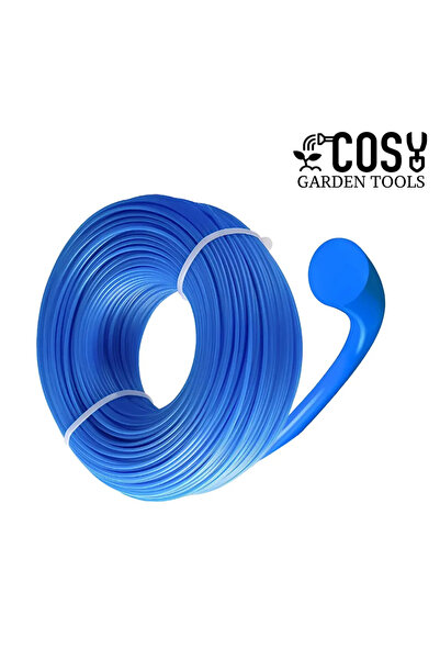 Choice4 خيط نايلون دائري أزرق 3.0 مم، طول 50 متر، 100 متر × 1.6/2.4/2.7/3.0/4...