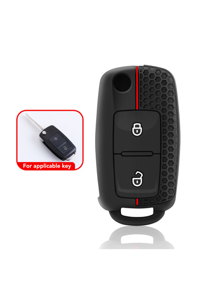 Choice4 غطاء مفتاح السيارة من طراز E، مناسب لسيارات فولكس فاجن بولو، جولف، با...
