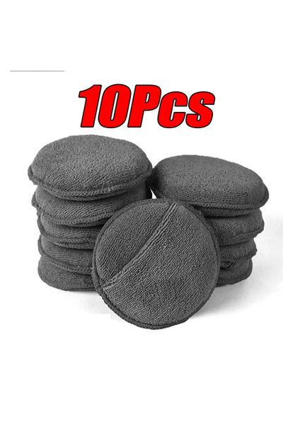 Choice 10 قطع رمادية من سيميتال، 5/10 قطع من وسادات تطبيق تلميع السيارات، إسف...