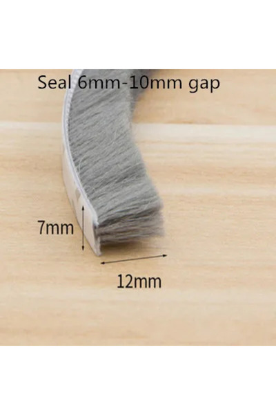 Choice شريط عازل للرياح رمادي اللون بطول 10 أمتار، مقاس 7×12، 5/10 أمتار، منا...