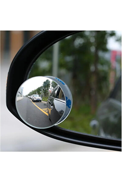 Choice 2pcs Rimless Mirrors 360 Degree HD Blind Spot Mirror Adjustable Car Re...